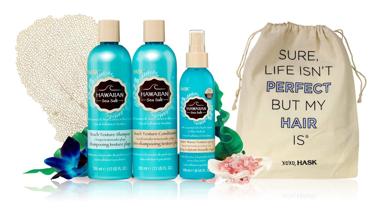 Beach Hair Don’t Care! Try HASK’s New Hawaiian Sea Salt Beach Texture Collection!