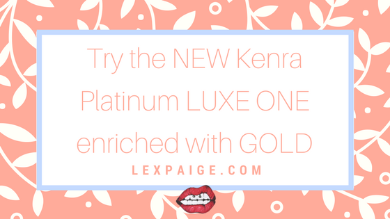 Try the NEW Kenra Platinum LUXE ONE enriched with GOLD