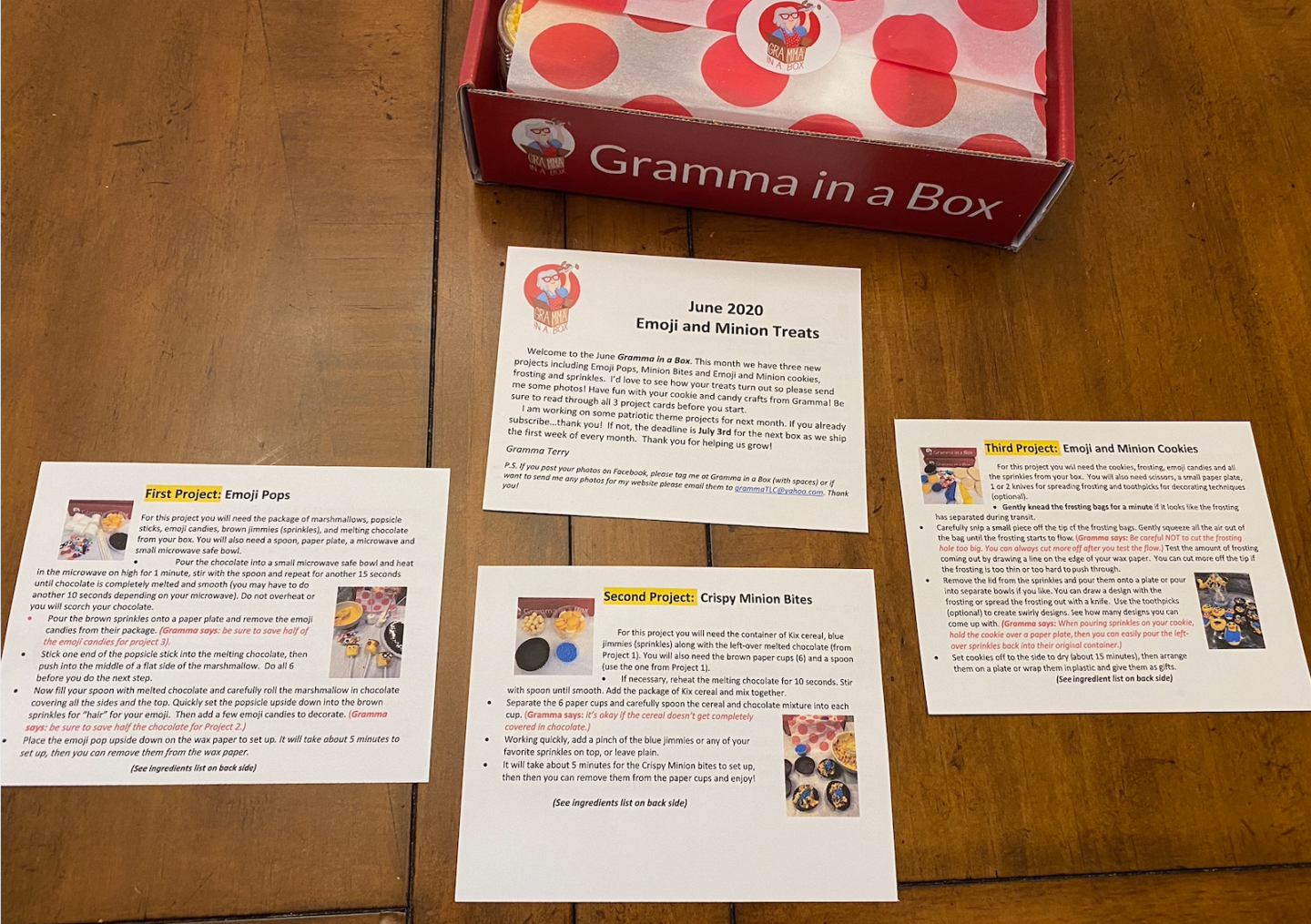 Yummy Home Fun with Gramma in a Box: June Unboxing Review