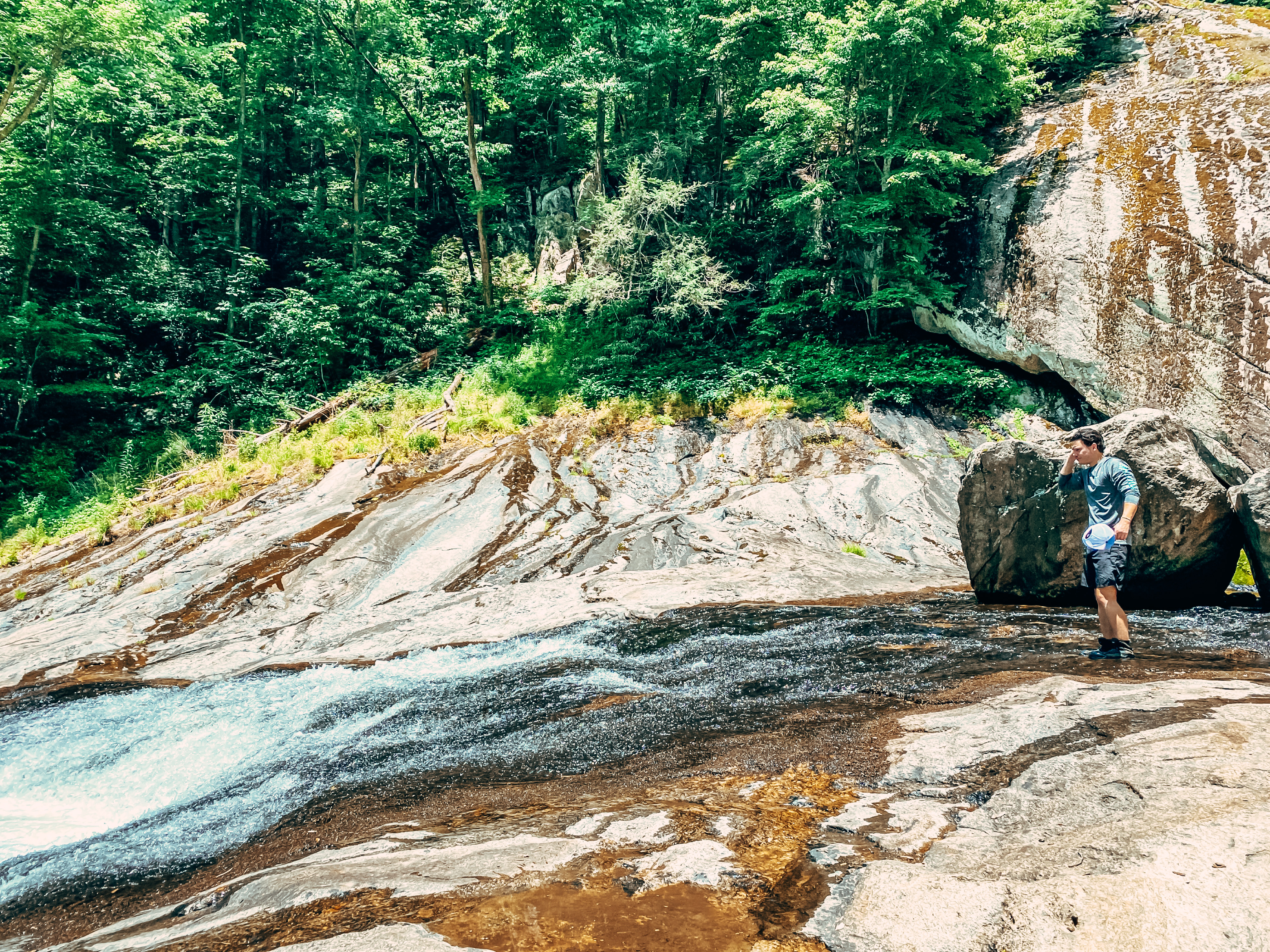 A Day of Hiking at Harper Creek Falls in North Carolina