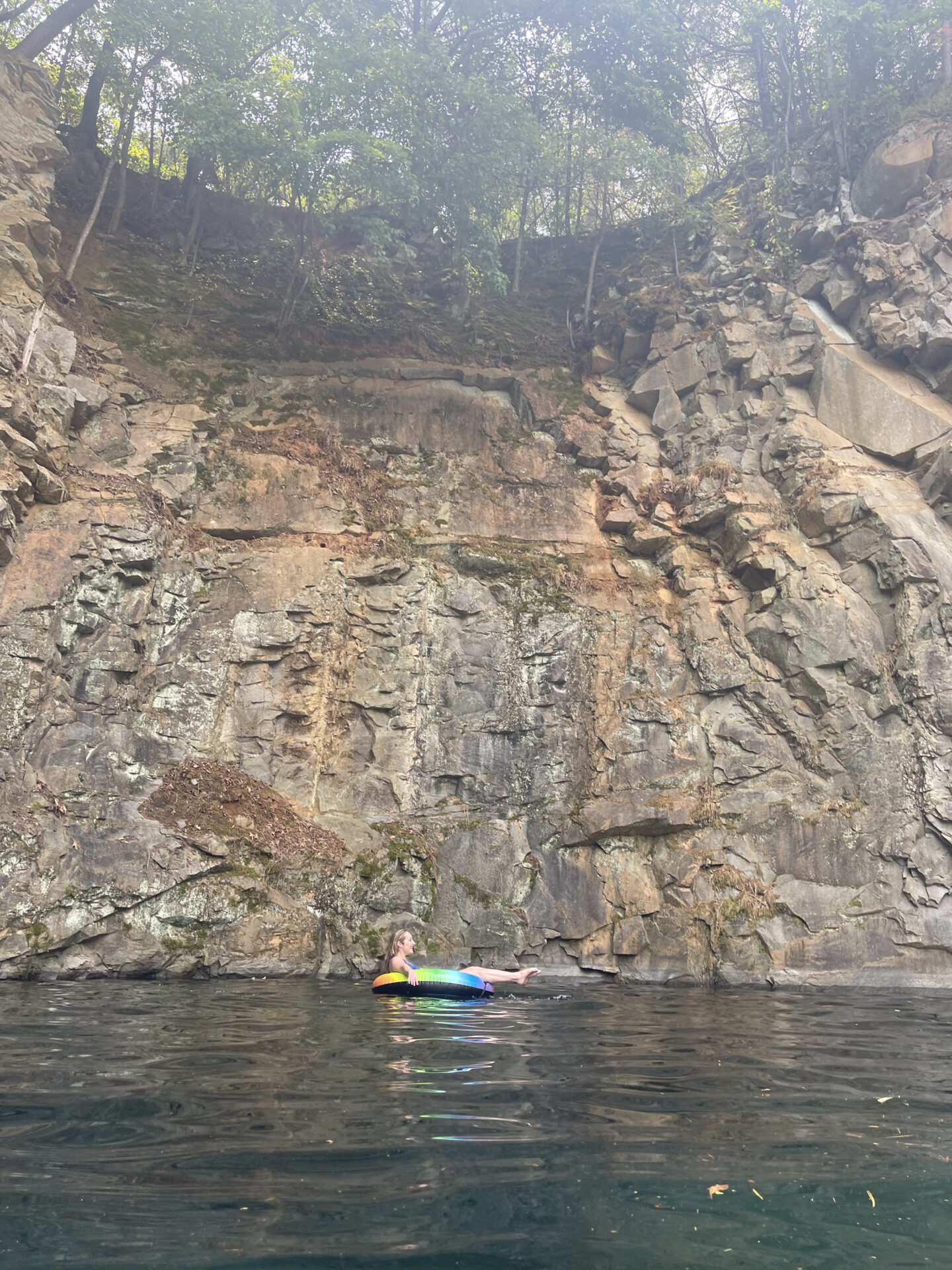 Enjoy Open Swim at Carrigan Farms Swimming Quarry